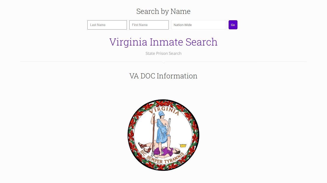 Virginia Inmate Search - Inmates Plus
